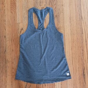 Vuori Women's Heather Gray Racerback Tank Top